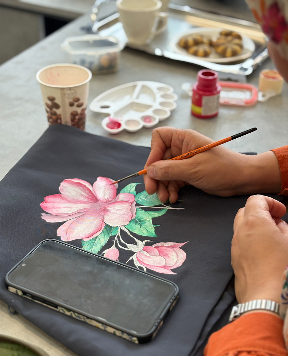 دوره جامع آموزش نقاشی روی پارچه